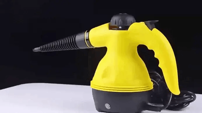 Handheld Steam Cleaner showing compact high-temperature steam cleaning design for home use, featuring powerful nozzle and ergonomic body.