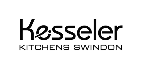 Kesseler Kitchens Swindon logo on a green background